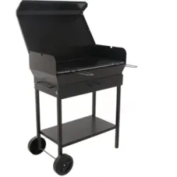 Mille Doriano - Handgefertigter Eisen-Holzkohlegrill - 67,5x37cm