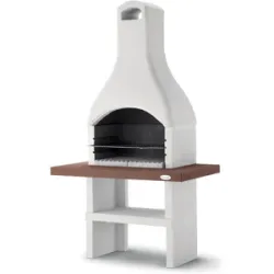 Palazzetti Oslo 2 - Grillkamin aus Beton - Grillrost 68x40 cm