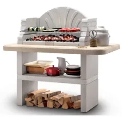 Palazzetti St. Tropez - Grillkamin aus Beton - Grillfläche 76x40 cm