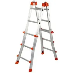 Gierre Peppina AL010DS - 2x6 Stufen, 2,71 m - Teleskopleiter aus Aluminium