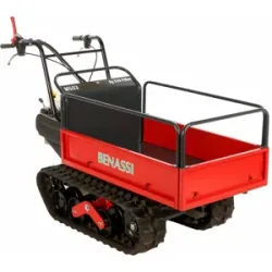 Benassi M503  Raupen-Motorschubkarre mit erweiterbarer Mulde  Tragfähigkeit 550 kg
