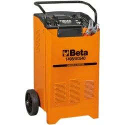 Beta tools Beta 1498/SC640  Starterbatterieladegerät mit Transportwagen