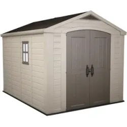 Keter Factor beige - Gartenhaus - mit Seitenfenster - 256.5x331.5x243 cm