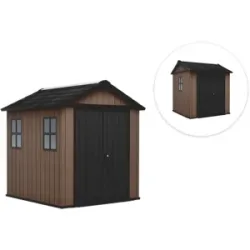 Keter Newton plus 757/775 - Gartenhaus - mit Fenstern - 230x223.8x246 cm