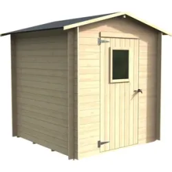 Alce Regis 198x198  Gerätehaus aus Holz  Mit Frontfenster  198x198x216 cm