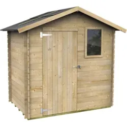 Alce Livia 198x130  Gerätehaus aus Holz  Mit Frontfenster  198x130x205 cm