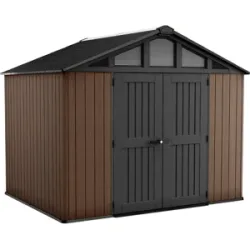 Keter Stronghold 10X8 - Gerätehaus - mit Doppeltüren - 305x243x251 cm