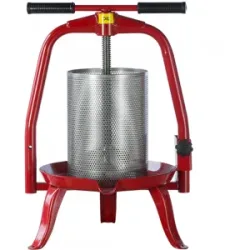 Baesso V20 - Obst- und Gemüsespindelpresse 9 L - Edelstahlpresskorb