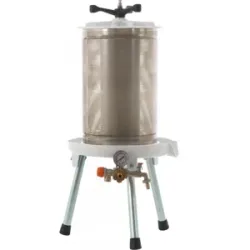 Enotecnica Pillan Misurina - Hydropresse für Obst 20 L - Behälter aus Edelstahl