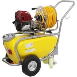 Membranpumpe mit Wagen GeoTech SP 540 4S - 4-Takt Benzinmotor