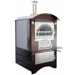 AgriEuro TOP-LINE AgriEuro Maximus 100 Deluxe EXT - Edelstahl Holzbackofen für draußen - kupferfarben