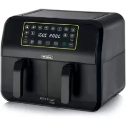Ariete 4623 Airy Fryer Dual - Heißluftfritteuse mit Doppelkorb und digitaler Anzeige