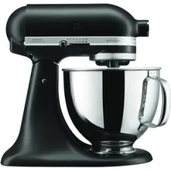 KitchenAid Artisan 5KSM125-EBM Matt Schwarz  Küchenmaschine mit kippbarem Kopf