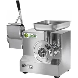 Fimar TC22AT  Elektrischer Fleischwolf mit integrierter Käsereibe  400 V  1,5 PS  Schneideeinheit aus Edelstahl  Mit Rückwärtslauf