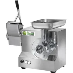 Fimar TC22AT  Elektrischer Fleischwolf mit integrierter Käsereibe  400 V  1,5 PS  Schneideeinheit aus Aluminium  Mit Rückwärtslauf