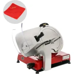Berkel Red Line 300 Rot - Aufschnittmaschine mit Messer aus verchromtem Stahl 300 mm