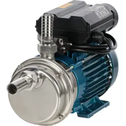 Tellarini Pompe Tellarini ALM 25 MS  Elektrische Umfüllpumpe aus Edelstahl  Gerade Edelstahlanschlüsse  230 V  Wählen Sie Ihre Anschlüsse!