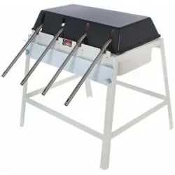 Grifo mit 4 Stationen - Manueller Abfüller mit Füllventilen aus Edelstahl und Kunststofftank