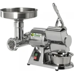 FIMAR TR8D - Elektrischer Fleischwolf - Schneideeinheit aus lebensmittelechtem Aluminium - 230V