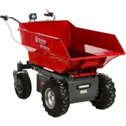 Blue Bird WB 500EH - Akku-Schubkarre - 48 V 32 Ah - Dumper-Mulde mit hydraulischem Kippsystem