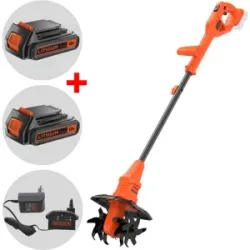 Black & Decker BETL1820L-QW - Akku-Bodenhacke 18V 2Ah + Gratis 18-V-Akku 2 Ah