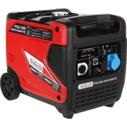 GeoTech Pro PTGA 7500 - Leiser Inverter-Stromerzeuger mit Rädern 5,8 kw - Dauerleistung 5,5 kw - 230V