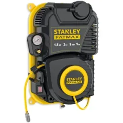 Stanley Wall Tech Pro  Öl­freier Einphasen-Elektroluftkompressor zur Wandmontage  1,5-PS-Motor  2 Liter