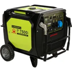 Pramac P7500I  Leiser Inverter-Stromerzeuger mit Rädern  7 kW  6,5 kW Dauerleistung  Einphasig