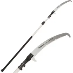 Castellari PO35PRO+ATO4 - Gestängesäge mit U-Zähnen und ovalem Aluminiumschaft - 230-390 cm - 35 cm Sägeblatt