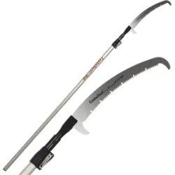 Castellari PS35PRO+AT4 - Gestängesäge mit U-Zähnen auf ovalem Aluminiumschaft - 255-415 cm - Sägeblatt 35 cm