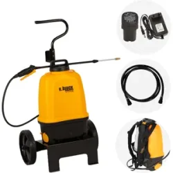 Volpi V-BLACK VITA 16  Akku-Rückenspritze mit Trolley und 2 m Schlauch