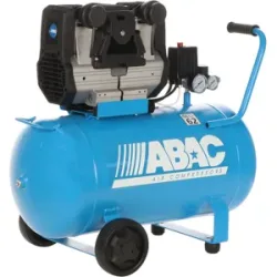 ABAC MONTECARLO QUIETE OS20 - Elektrischer, einphasiger, geräuscharmer Luftkompressor - Öl-frei - 2 PS - 50 l