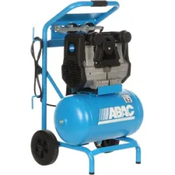 ABAC HOCKENHEIM QUIETE OS20 - Schallgedämpfter, ölfreier, einphasiger elektrischer Luftkompressor - 2 PS Motor - 20 lt