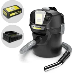 Karcher Kärcher AD 2 Battery  Aschensauger mit Behälter  14-Liter-Sammelbehälter aus Metall  18 V/2,5 Ah