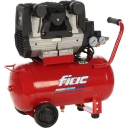 FIAC Xilence 24 XS258  Einphasiger, geräuscharmer elektrischer Kompressor  Ölfrei  2-PS-Motor  24 l