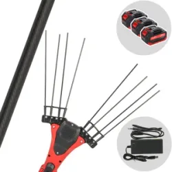 Aima Giulia Cordless  Akku-Elektro-Olivenernter  Feste Carbonstange  3 x 21 V 5,2 Ah