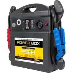 Intec BOS1224-LS - Professionelles tragbares batteriebetriebenes Starthilfegerät - 12/24V - 9900A