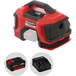 Einhell PRESSITO TE-AC 18/11 LiAC - Kompakter, batteriebetriebene, tragbare Kompressor - 4Ah 18V