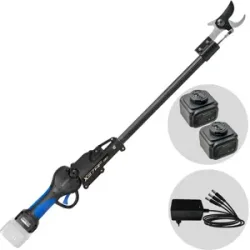 VESCO X37AF  Akku-Astschere mit Verlängerungsstange  90 cm  2x 21,6 V 2,5 Ah  Schnittdurchmesser 37 mm