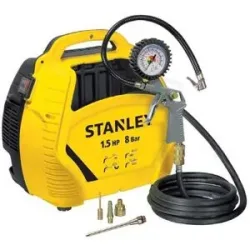Stanley AIR KIT - Kompakter tragbarer elektrischer Kompressor - Motor 1.5 PS - 8 bar
