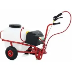 AgriEuro Premium Karrenspritze mit Batterie 12V, 50 Lt - Elektrische Karrenspritze