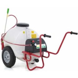 AgriEuro Premium Karrenspritze mit Batterie 12V, 120 Lt PRO - Elektrische Karrenspritze