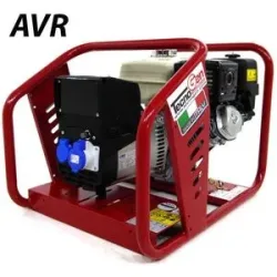 TecnoGen H5000 AVR -Benzin-Stromerzeuger mit AVR-Regelung 3.6 kW - Dauerleistung 3.3 kW - 230V