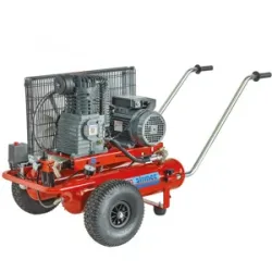 Airmec 410 L/min - Kolbenkompressor mit Elektromotor - Kompressor für Baustellen