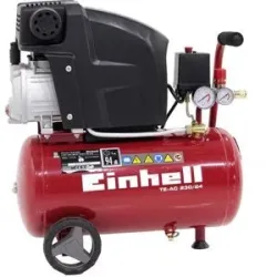 Einhell TE-AC 230/24 - Elektrischer Kompressor mit Wagen - Motor 2 PS - 24 Lt Druckluft