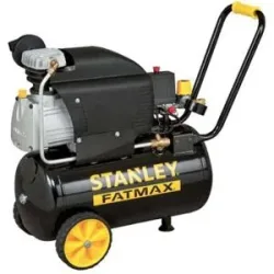 Stanley Fatmax D211/8/24s - Elektrischer Kompressor mit Wagen - Motor 2 PS - 24 Lt - Druckluft