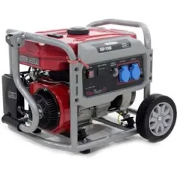 GeoTech Pro GGP 2500 - Benzin-Stromerzeuger mit Rädern und AVR-Regelung 2.2 kW - Dauerleistung 2 kW - 230V