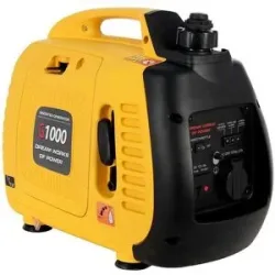 AMA G1000i - Leiser tragbarer Inverter-Stromerzeuger 0.95 kW - Dauerleistung 0.85 kW - 230V