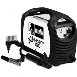 Inverter Schweißgerät Elektrode mit Gleichstrom Telwin Infinity 120 - 80 A - mit Kit