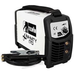 Inverter Schweißgerät Elektrode und TIG mit Gleichstrom Telwin Infinity 170 - 150A - mit Kit